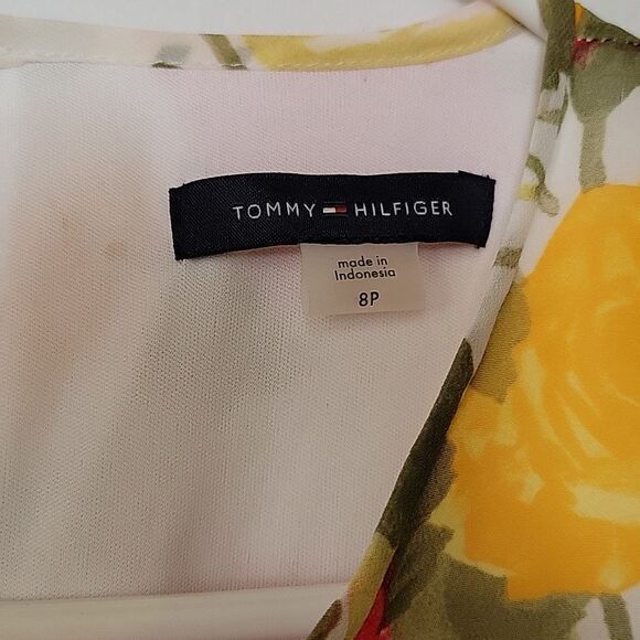 Tommy Hilfiger pretty summer organza sleeveless dress - Picture 2 of 4